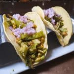 Brussels Sprouts Tacos - Brussels sprouts + sherry honey vinaigrette + pickled jalapeños + pickled red onions