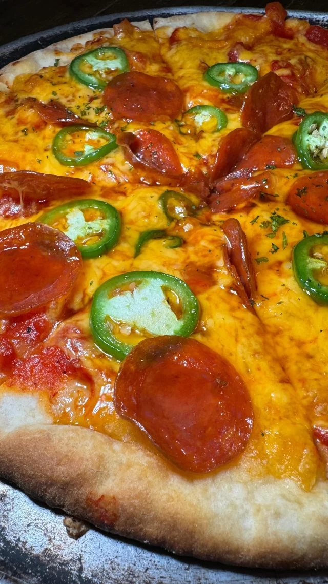 We promise we don’t do this again. At least for a while. In the meantime, enjoy our Hot Honey Pepperoni Pie while you’re blaming @_maggiechfig92 for this meme.